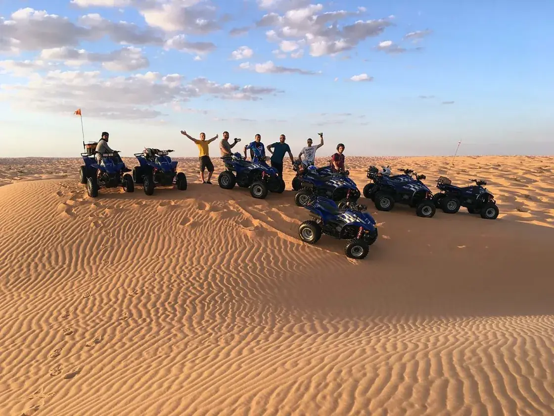 Quad biking group tour in Merzouga